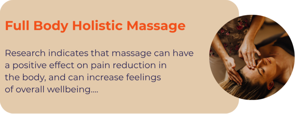 Photographic link to details of aromatherapy massage treatments provided by Ri Richards BSc, founder of Grangetown Reflexology - fully insured, DBS approved and highly trained to Level 6 Holistic Massage & Level 5 Clinical Reflexology and Aromatherapy.