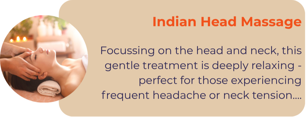 Photographic link to details of indian head massage treatments provided by Ri Richards BSc, founder of Grangetown Reflexology - fully insured, DBS approved and highly trained to Level 6 Holistic Massage & Level 5 Clinical Reflexology and Aromatherapy.